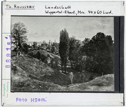 Vorschaubild Théodore Rousseau: Landschaft. Wuppertal-Elberfeld, Museum 